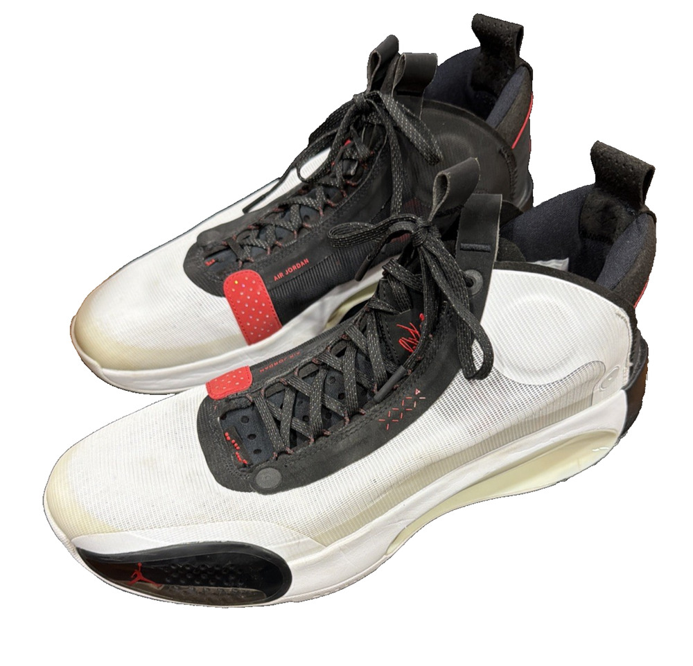 Air Jordan 34 Chicago Men’s Size 13 White Black Red Orbit